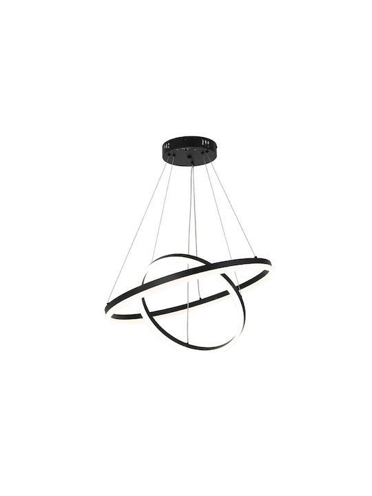 Inlight Pendant Light LED with Warm to Cool White Light Black