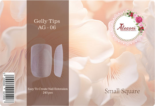 Alezori Nail Tips in Blue Color 240pcs AG-06