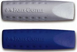 Faber-Castell Σετ Γόμες για Μολύβι 2τμχ Γκρι/Μπλε Faber-Castell Σετ Γόμες για Μολύβι 2τμχ Γκρι/Μπλε