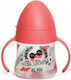 Suavinex First Educational Sippy Cup Plastic with Handles Red for 4m+m+ 150ml