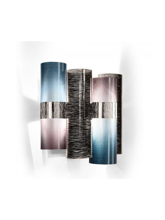 Slamp Leuchte Wand mit Fassung E14 Blau