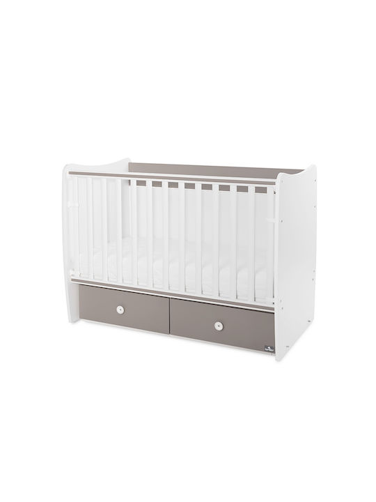 Lorelli Pătuț Bebeluși Matrix White/String pentru Saltea 60x120cm