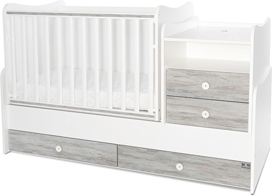 Lorelli Polymorphic Crib Combo Artwood With Drawer