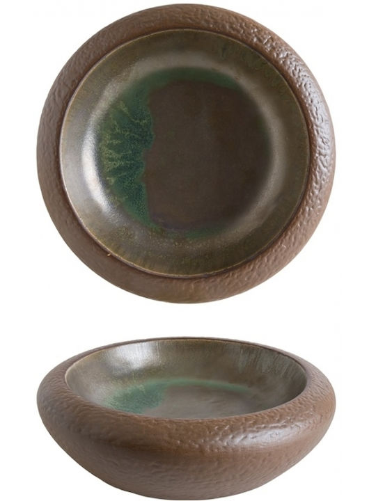 Ready Porcelain Salad Bowl Brown 2pcs