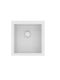 Sanitec Ultra Granite SAN.819.BI Drop-In Chiuvetă din Granit Sintetic L50xW40cm Bianco