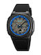 Skmei Analog/Digital Men's Watch 45.7mm Chronograph Battery with Rubber Strap Black Blue