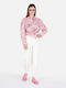 Dama Tesatura Pantaloni White