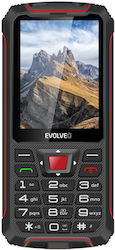 Evolveo StrongPhone W4 Dual SIM Мобилен Телефон с Бутони Червено Червено