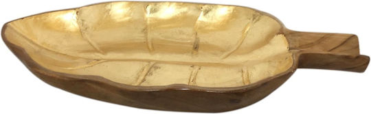 Artekko Διακοσμητικός Δίσκος Ξύλινος 40x26x6cm