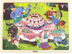 Wooden Kids Puzzle 24pcs Viga Toys