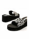 Platforme Dama în Tip Slip On Animal Print