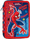 Spiderman Pencil Case Full with 2 Compartments Blue