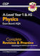 A-level Physics Aqa Year 1 As Complete Revision Practice With Online Edition Ltd Cgp Multiple-component Retail Product Part(s Enclosed