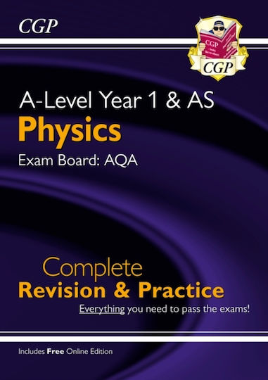 A-level Physics Aqa Year 1 As Complete Revision Practice With Online Edition Ltd Cgp Multiple-component Retail Product Part(s Enclosed