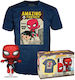 Funko Pop! Marvel: Spider-Man - Tee (Adult): Comic Cover (Metallic) Vinyl Figure T-Shirt (S)