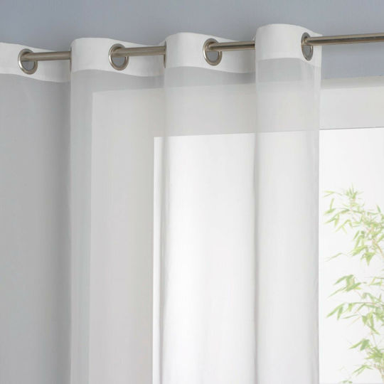 So'Home Fenster Vorhang mit Grommets Weiß 324285042_749_25 140x240cm