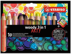 Stabilo Arty Woody Colored Pencil Set