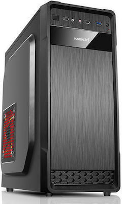 Makki Midi Tower Computer Case Black