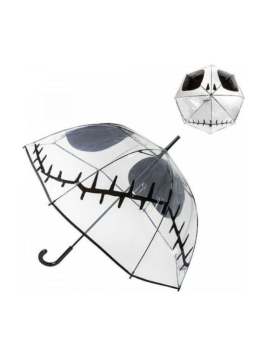 Cerda Kids Umbrella Curved Handle Transparent with Diameter 60cm