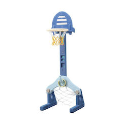 Plastik Basketballkorb Space Shuttle Ziel Fußball Blau Hs011-blu