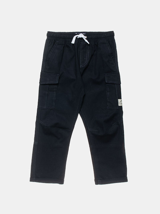 Alouette Kids Cargo Trousers Navy Blue