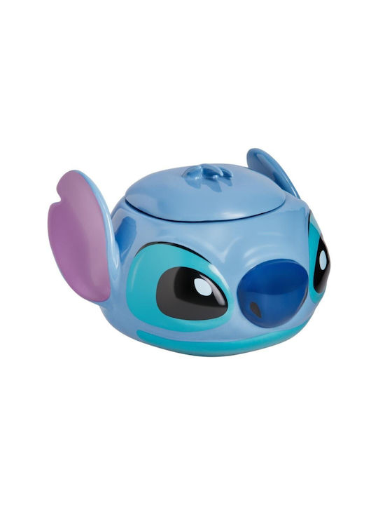 Paladone Lilo & Stitch Borcan pentru Biscuiți Ceramică Albastru 1buc