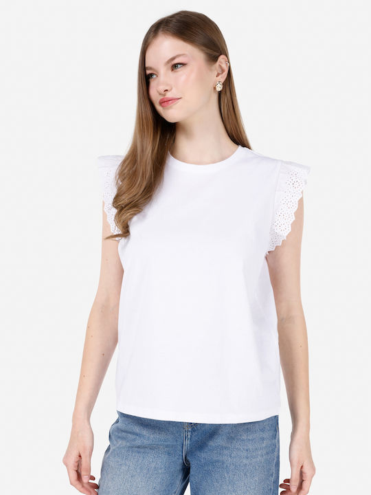 Colin's Feminin Tricou White