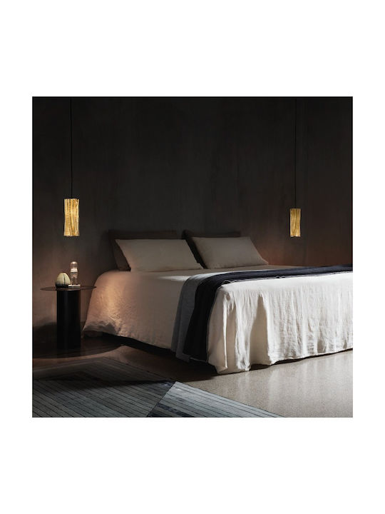 Slamp Pendant Light Black-Gold with Socket E14, E.14