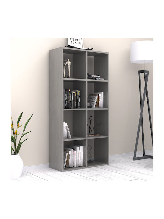 Bibliothek Anser Grey Concrete 69.8x29x142cm