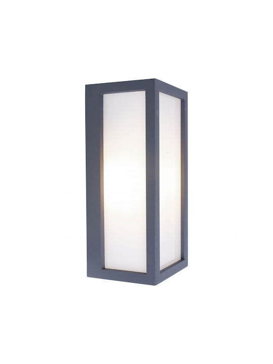 Viokef Modern Lamp Wall and Switch Gray 11x11cm