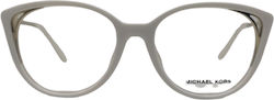 Michael Kors Damen Acetat Brillengestell Weiß M...