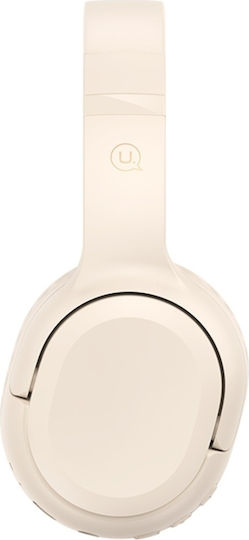 Usams YG23 Ασύρματα Bluetooth On Ear Ακουστικά με 40 ώρες Λειτουργίας Beige