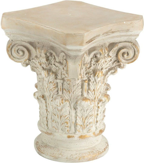Artekko Ανθοστήλη Μπεζ 35.5x35.5x44.5εκ.