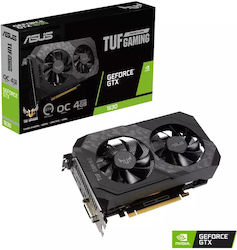 Asus GeForce GTX 1630 4GB GDDR6 TUF Gaming OC Κάρτα Γραφικών