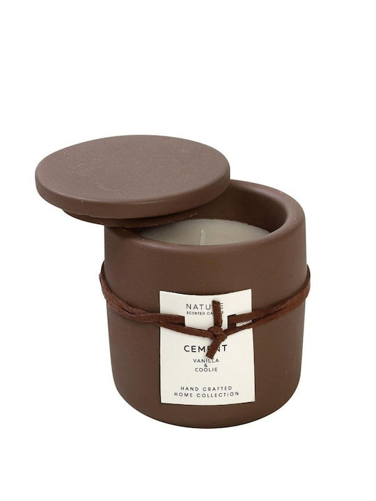 Kentia Scented Candle Brown 10cm 1pcs