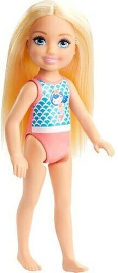 Barbie Beach Doll With Mermaid Swimsuit Doll Chelsea for 3+ years+ Years 15cm