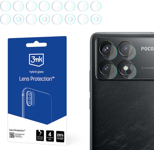 3MK Προστασία Κάμερας Tempered Glass Διάφανο για το Poco F6 Pro