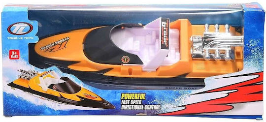 Battery-Powered Speedboat 30cm Orange Box 3818b 3818b