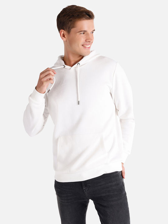 Colin's Φούτερ με Κουκούλα White