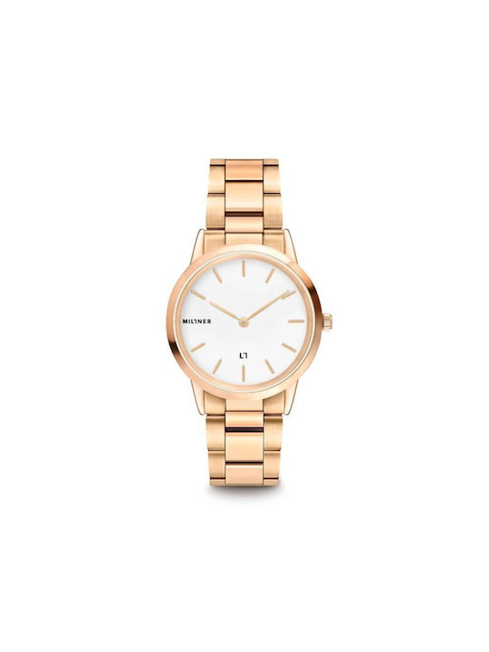 Millner Uhr in Rose Gold / Rose Gold Farbe