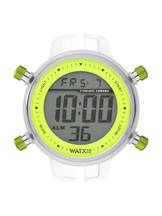 WATX & CO Γυναικείο Ρολόι 43mm Μπαταρίας σε Λευ...