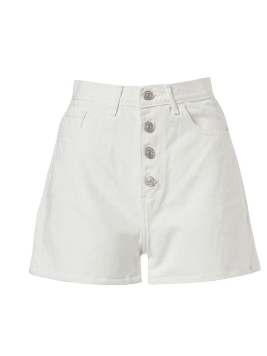 Stefania Frangista Women's Jean Shorts Dusty White