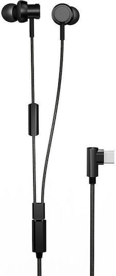 HiFuture In-Ear Freisprecheinrichtung Kopfhörer mit Stecker USB-C Schwarz