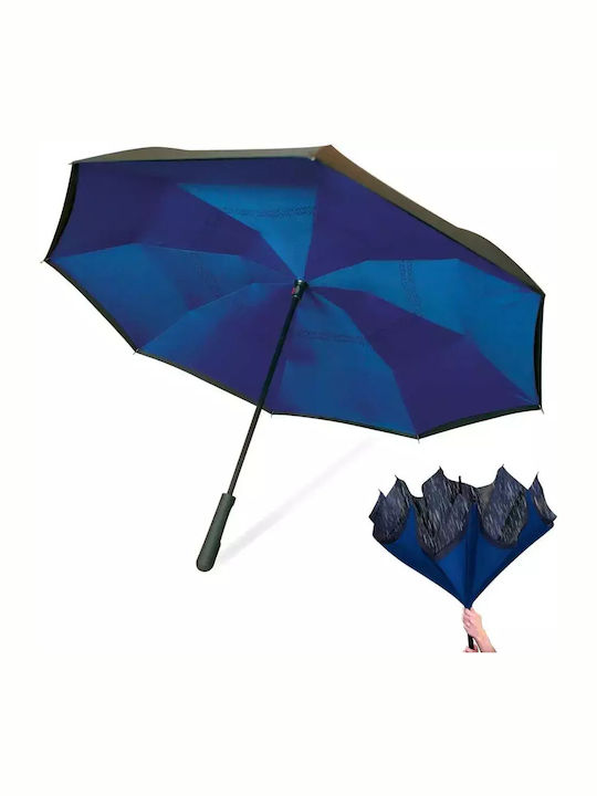 Umbrelă de ploaie Compact Albastru