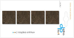 Delta Plast 00099 Square Felt 35x35mm