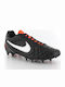Nike Tiempo Flight Football Shoes with Cleats Black