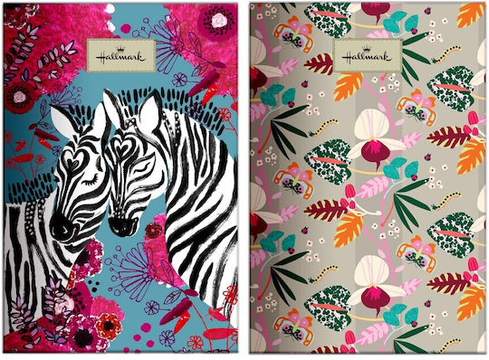 Hallmark Schulheft Geregelt Love Zebra (Verschiedene Designs oder Farben)