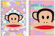Spiral Notebook Bmu Paul Frank B5 17x25 2-subject 70 sheets 1995-logo Girl 346-86402 Paul Frank