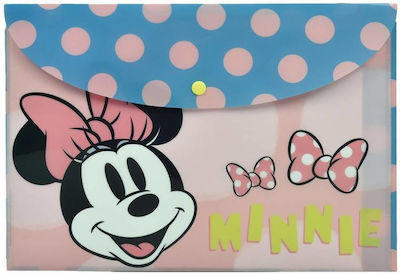 Gim Button Plastic Folder A4 Minnie 340-38580