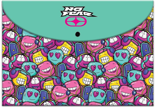 File Folder Button A4 Bmu No Fear Music 348-28580 No Fear